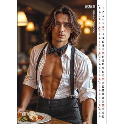 Kalendarz ścienny MAN, PASSION&WORK 13- planszowy 300mm x 350mm Jotan (WPK148) Jotan