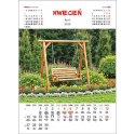 Kalendarz ścienny OGRODY WIELOPLANSZOWY 330mm x 500mm Jotan (WP133) Jotan
