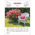 Kalendarz ścienny OGRODY WIELOPLANSZOWY 330mm x 500mm Jotan (WP133) Jotan