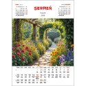 Kalendarz ścienny OGRODY WIELOPLANSZOWY 330mm x 500mm Jotan (WP133) Jotan