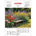 Kalendarz ścienny OGRODY WIELOPLANSZOWY 330mm x 500mm Jotan (WP133) Jotan