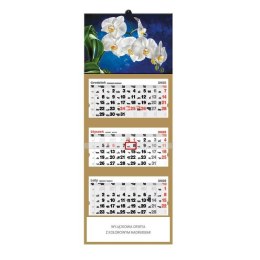Kalendarz ścienny Orchidea TRÓJDZIELNY Jotan (T45) Jotan