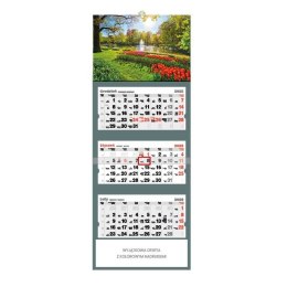 Kalendarz ścienny PARK tróijdzielny- 320mm Jotan (T48) Jotan