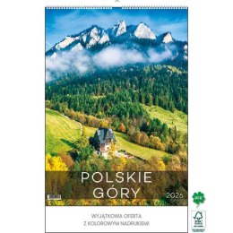 Kalendarz ścienny POLSKIE GÓRY 13-kartkowe- 330mm x 500mm Jotan (W117) Jotan