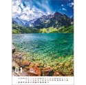 Kalendarz ścienny POLSKIE GÓRY 13-kartkowe- 330mm x 500mm Jotan (W117) Jotan