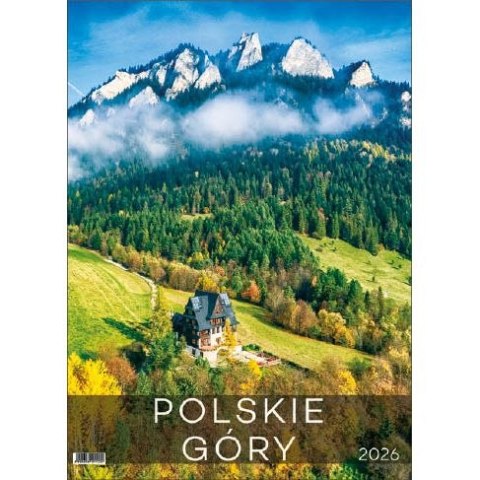 Kalendarz ścienny POLSKIE GÓRY 13-kartkowe- 330mm x 500mm Jotan (W117) Jotan