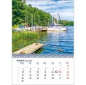 Kalendarz ścienny WARMIA I MAZURY WIELOPLANSZOWY 320mm x 855mm Jotan (WP 122) Jotan