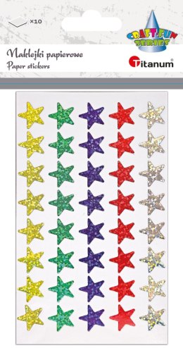 Naklejka (nalepka) Craft-Fun Series Titanum (Gwiazdki 5 kolorów) Titanum
