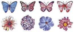 Naklejka (nalepka) Craft-Fun Series Wiosna-motyle, kwiaty Naklejki na rolce Titanum (25JT014) Titanum