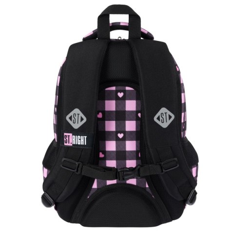 Plecak PINK CHECKEREDR 3-KOMORY St.Right (BP-26) St.Right