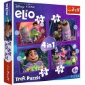 Puzzle Pozaziemskie życie Elio 4w1 el. Trefl (34665) Trefl