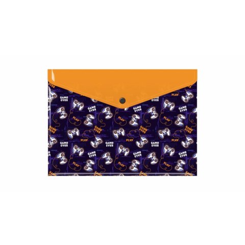 Teczka plastikowa GAMEPAD A4 mix Biurfol (TKN-A4-33) Biurfol