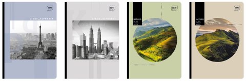 Zeszyt A5 96k. 70g krata [mm:] 148x210 Interdruk (ZE96KF#2) Interdruk