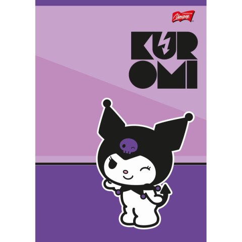 Zeszyt Kuromi aminowany A5 32k. 70g krata Unipap Unipap