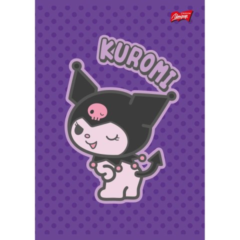 Zeszyt Kuromi aminowany A5 32k. 70g krata Unipap Unipap