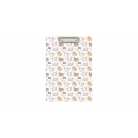 Deska z klipem (podkład do pisania) KITTENS A4 mix Biurfol (KHN-01-35) Biurfol