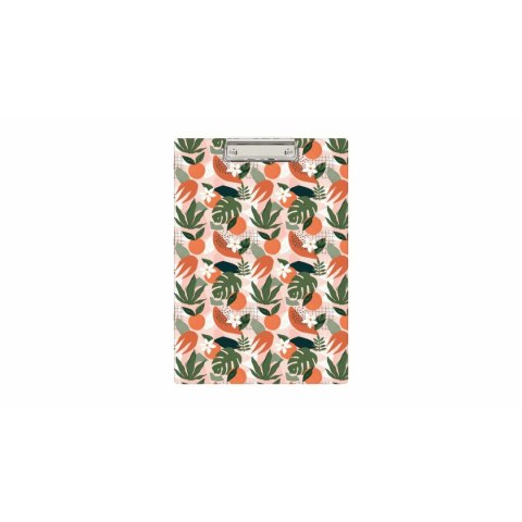 Deska z klipem (podkład do pisania) A4 TROPICAL mix Biurfol (KHN-01-43) Biurfol