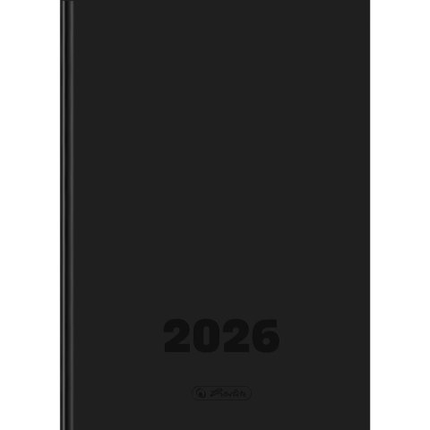 Kalendarz książkowy (terminarz) DTP dzienny szefa czarny A4 Herlitz (400204114) Herlitz