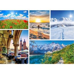 Kalendarz ścienny MAGICZNA POLSKA trójdzielne 320mm x 855mm Jotan (T70) Jotan