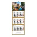 Kalendarz ścienny MALOWNICZY COLMAR TRÓJDZIELNY 320mm x 855mm Jotan (T48) Jotan