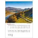 Kalendarz ścienny NAJPIĘKNIEJSZE RZEKI POLSKI 13 planszowe A3 330mm x 500mm Jotan (WP123) Jotan