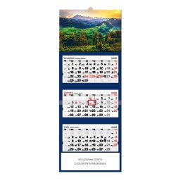 Kalendarz ścienny TATRY z Pienin trójdzielny A3+ Jotan (T51) Jotan