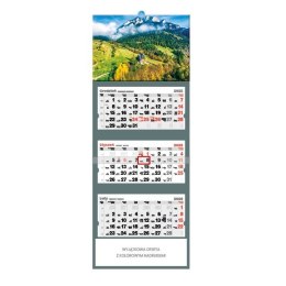 Kalendarz ścienny TRZY KORONY trójdzielne 320mm x 855mm Jotan (t57) Jotan