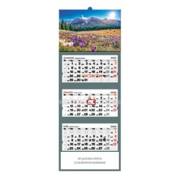 Kalendarz ścienny ZACHÓD SŁOŃCA trójdzielny A3+ Jotan (T43) Jotan