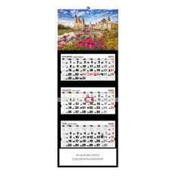 Kalendarz ścienny ZAMEK MOSZNA trójdzielne- A3+ Jotan (T58) Jotan