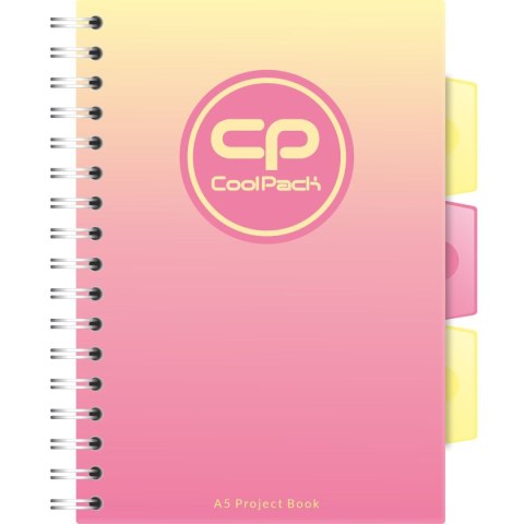 Kołozeszyt (kołonotatnik) CoolPack GRADIENT A5 200k. KRATKA Patio (03029CP) Patio