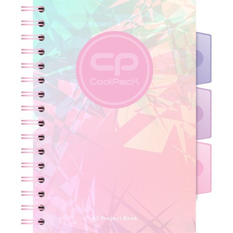 Kołozeszyt (kołonotatnik) CoolPack TIE DYE A5 kratka Patio (93778CP) Patio