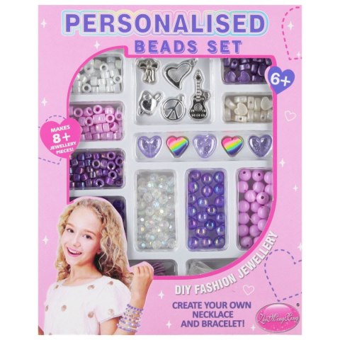 Koraliki dla dziewczynki do nawlekania Mega Creative (543663) Mega Creative