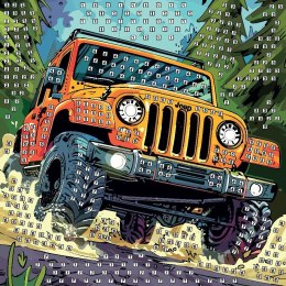 Mozaika auto terenowe Fun&Joy Fun&Joy