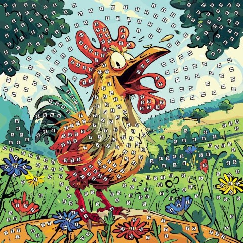 Mozaika kogut Fun&Joy Fun&Joy