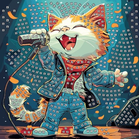 Mozaika kot śpiewa Fun&Joy Fun&Joy