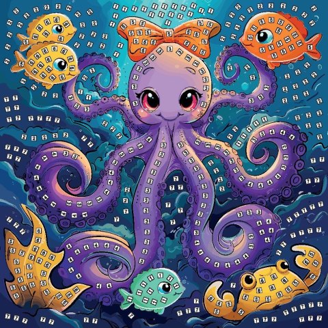 Mozaika ośmiornica Fun&Joy Fun&Joy