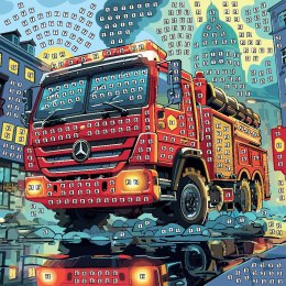 Mozaika straż pożarna Fun&Joy Fun&Joy