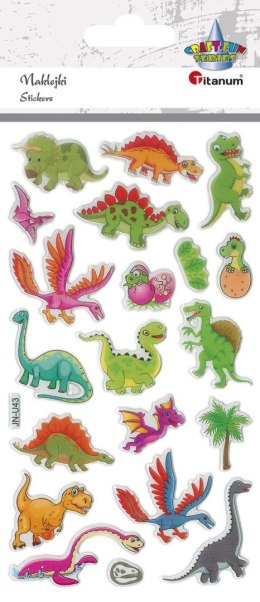 Naklejka (nalepka) Craft-Fun Series Dinozaury wypukłe Titanum (JN-U043) Titanum