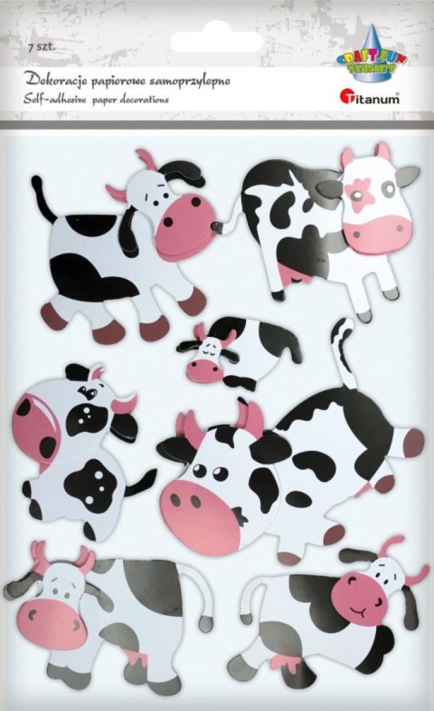 Naklejka (nalepka) Craft-Fun Series Krówki Titanum (MCX-01) Titanum