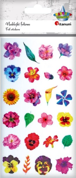 Naklejka (nalepka) Craft-Fun Series Kwiaty Titanum (FZH FLOWERS1) Titanum