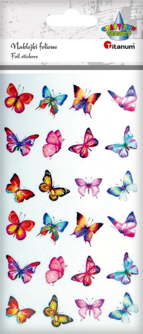 Naklejka (nalepka) Craft-Fun Series Motyle Titanum (FZH BUTTERFLY) Titanum
