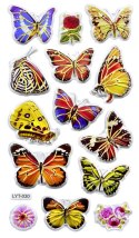 Naklejka (nalepka) Craft-Fun Series Motyle miękkie wypukłe Titanum (LYT-030) Titanum