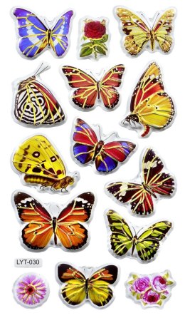 Naklejka (nalepka) Craft-Fun Series Motyle miękkie wypukłe Titanum (LYT-030) Titanum