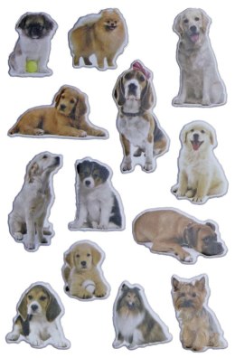 Naklejka (nalepka) Craft-Fun Series Psy Titanum (PPB02) Titanum