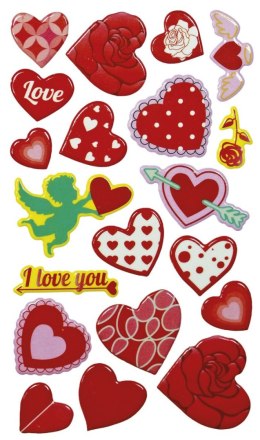 Naklejka (nalepka) Craft-Fun Series Serca Titanum (Lxe-028) Titanum