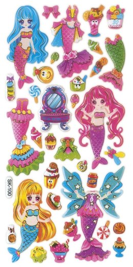 Naklejka (nalepka) Craft-Fun Series Syrenki wypukłe Titanum (SK-100) Titanum