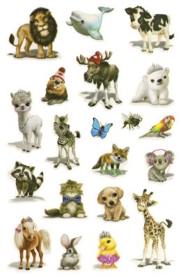 Naklejka (nalepka) Craft-Fun Series Zwięrzeta Titanum (PPB 05) Titanum