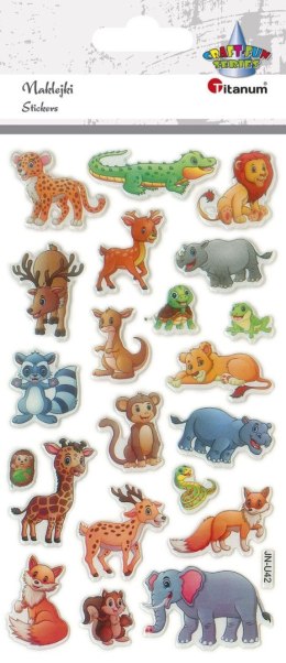 Naklejka (nalepka) Craft-Fun Series Zwierzęta wypukłe Titanum (JN-U042) Titanum
