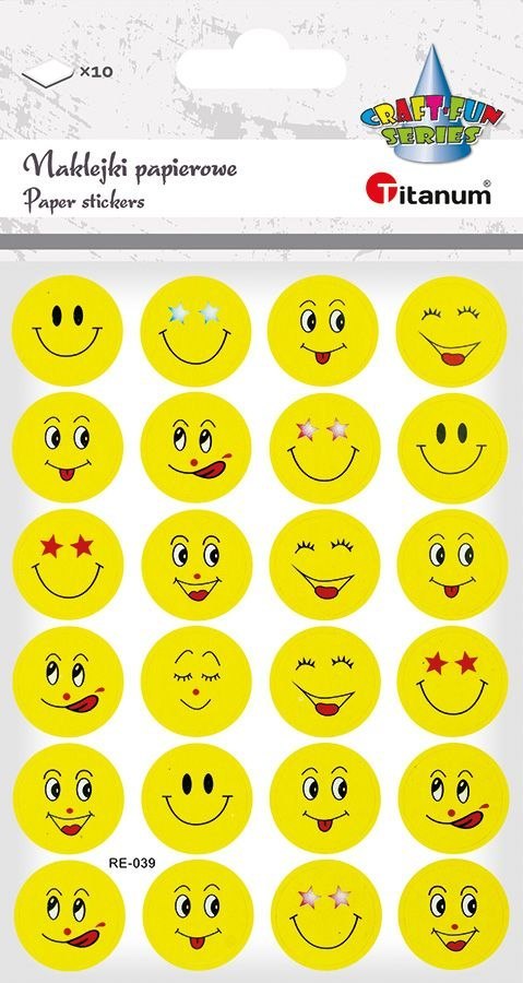 Naklejka (nalepka) Craft-Fun Series emotikony Titanum (88x120) Titanum