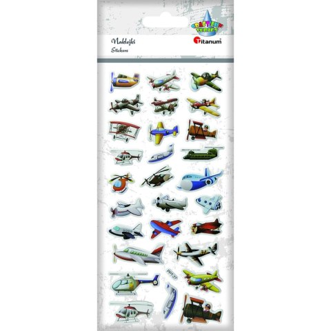 Naklejka (nalepka) Craft-Fun Series maszyny latające Titanum (PPT27) Titanum